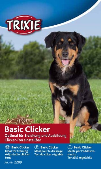 Instructions pour Clicker Basic art. 2289 - Trixie