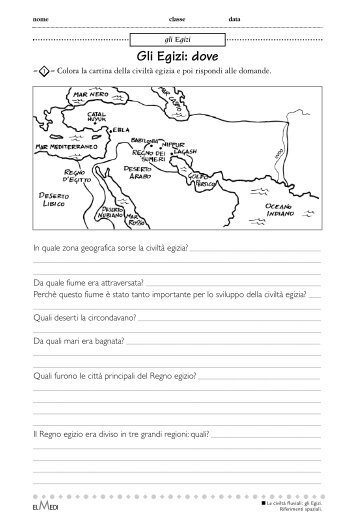 Gli Egizi: dove - Elmedi on line