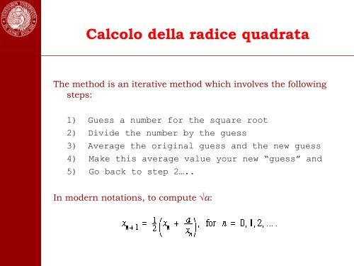 Numeri e sistemi di numerazione - Dipartimento di Scienze ...