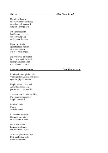 Tutte le poesie di Stelle e Narcisi.pdf - Comune di Alpette