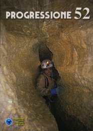 Progressione 52 rel 03 - Commissione Grotte Eugenio Boegan