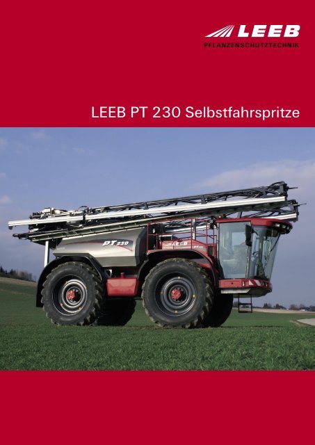 LEEB PT 230 Selbstfahrspritze