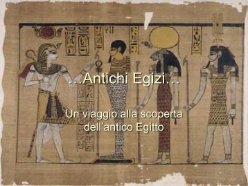 …Antichi Egizi… - Altervista