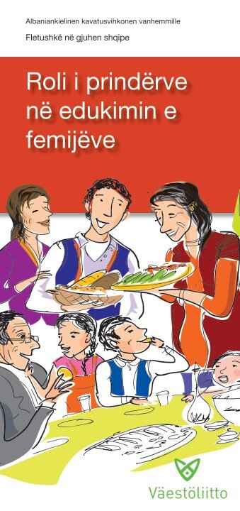 Roli i prindërve në edukimin e femijëve - Väestöliitto