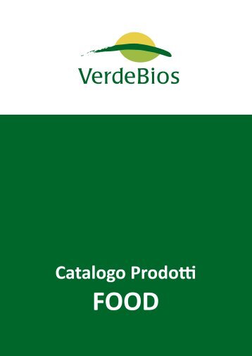 catalogo food - VerdeBios