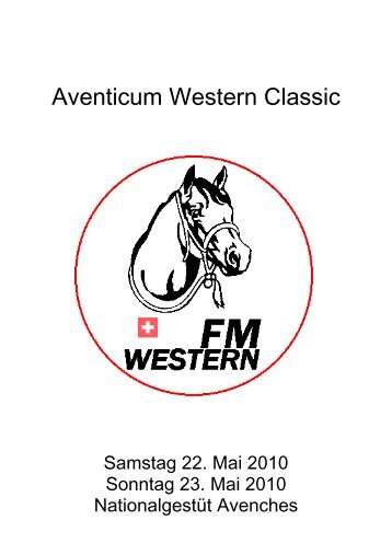 Aventicum Western Classic - Agroscope