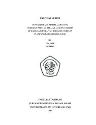 proposal skripsi fakultas tarbiyah jurusan pendidikan agama islam
