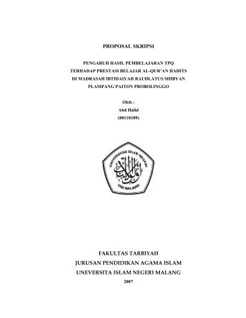Forslag Skripsi Fak Tarbiyah Pdf Nedlasting Wervpinoy S Diary