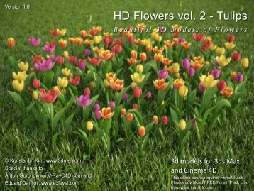 HD Flowers vol. 2 - Tulips - HQ plants