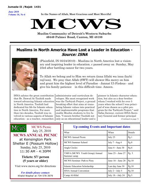 Uploadedfiles Newsletter June 2010 Pdf Mcws