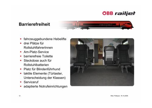 Projekt railjet - Regionale Schienen