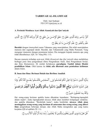 Tarbiyah Islamiyah.pdf - Staff UNY