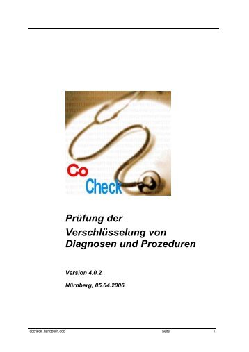 Prüfung der Verschlüsselung von Diagnosen und ... - GetDRG