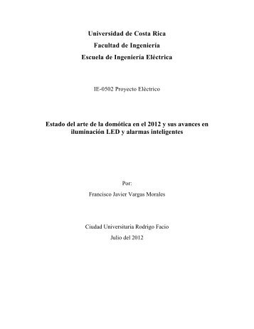 Informe - Escuela de Ingeniería Eléctrica - Universidad de Costa Rica