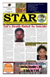 Star Newspaper 2 December 2012 - Belize Yellow