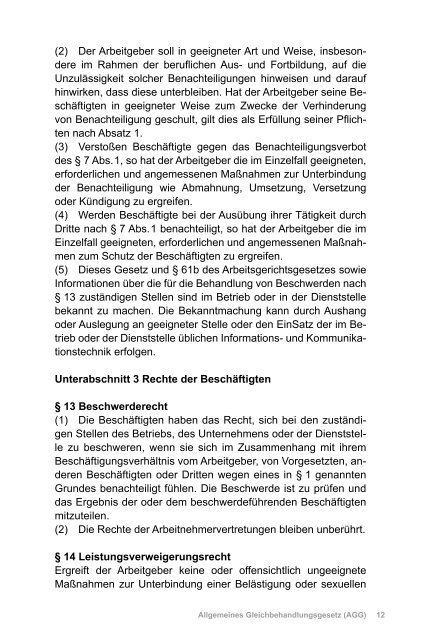 AUSHANGPFLICHTIGE ARBEITSSCHUTZGESETZE - Beuth Verlag