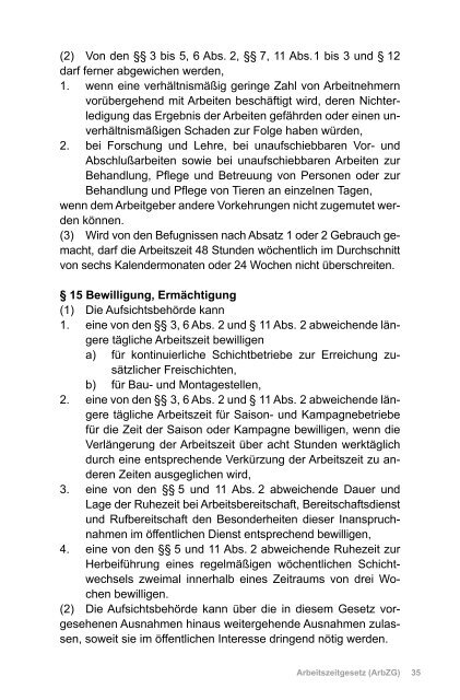 AUSHANGPFLICHTIGE ARBEITSSCHUTZGESETZE - Beuth Verlag