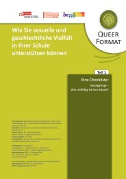 Checkliste - Queerformat
