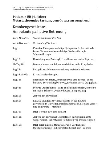 Fallbeispiel Sarkom.pdf - Tropenklinik Paul-Lechler-Krankenhaus