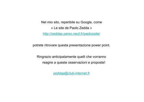 La formazione di un maestro "generico"