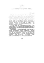 Cap. IV SUGGERIMENTI PER UNA LETTURA CRITICA - Vincenzo ...