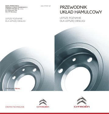 Przewodnik Układ hamulcowy - Citroen