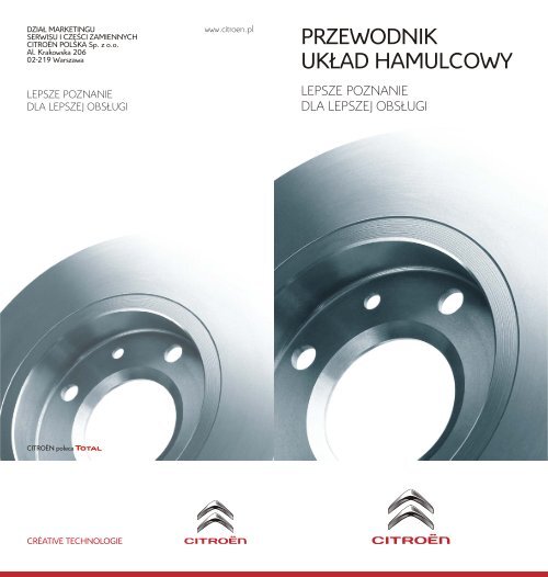 Przewodnik Układ hamulcowy - Citroen