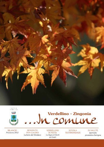 Settembre - Comune di Verdellino