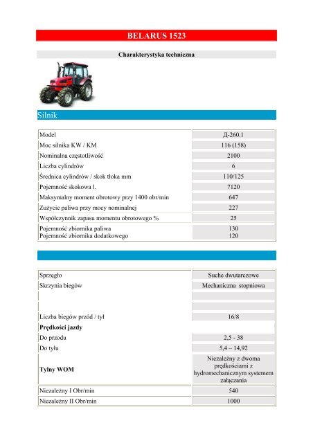 BELARUS 1523 Silnik - mtz-verde.pl