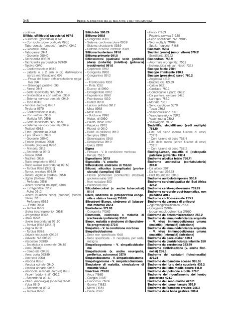 codici patologie elenco alfabetico s_z - TorinoMedica.com