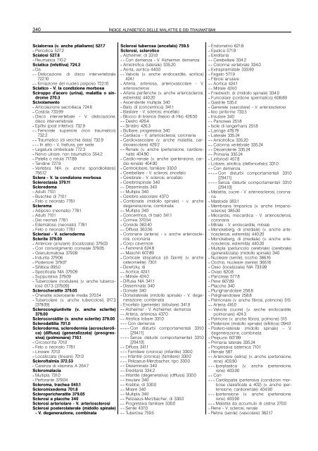 codici patologie elenco alfabetico s_z - TorinoMedica.com