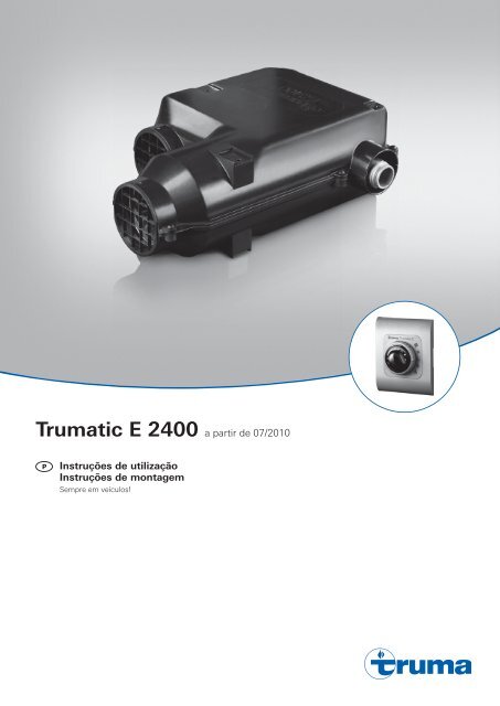 Trumatic E 2400 a partir de 07/2010 Instruções de utilização ...