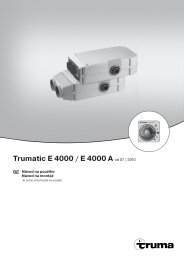 Trumatic E 4000 / E 4000 A od 07 / 2010 - Truma Gerätetechnik ...