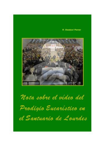El video del milagro eucaristico en Lourdes - deoduce.org
