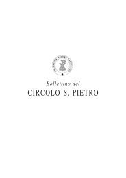 Bollettino del - Circolo S.Pietro