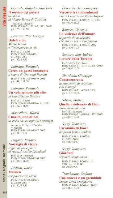 2012CATALOGO - Città Nuova Editrice