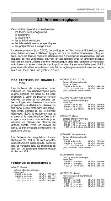 REPERTOIRE COMMENTE DES MEDICAMENTS 2011 - CBIP