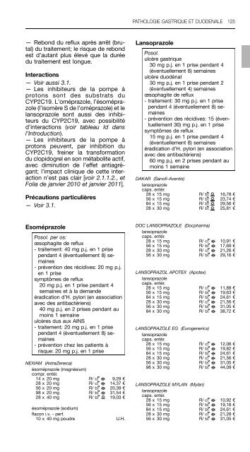 REPERTOIRE COMMENTE DES MEDICAMENTS 2011 - CBIP