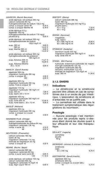 REPERTOIRE COMMENTE DES MEDICAMENTS 2011 - CBIP