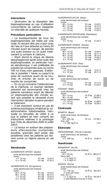 REPERTOIRE COMMENTE DES MEDICAMENTS 2011 - CBIP