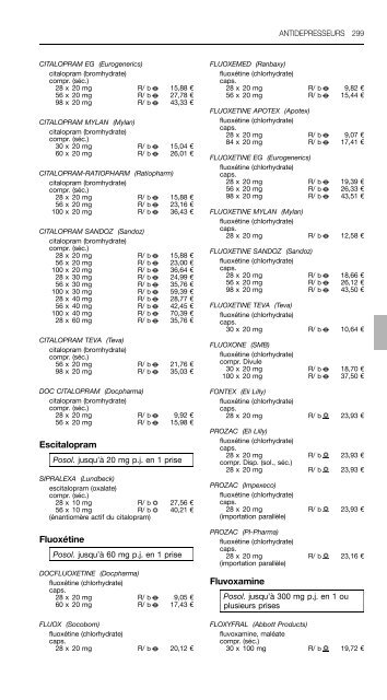 REPERTOIRE COMMENTE DES MEDICAMENTS 2011 - CBIP