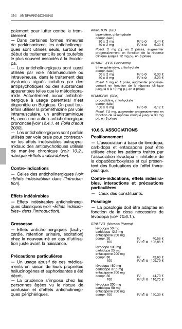 REPERTOIRE COMMENTE DES MEDICAMENTS 2011 - CBIP