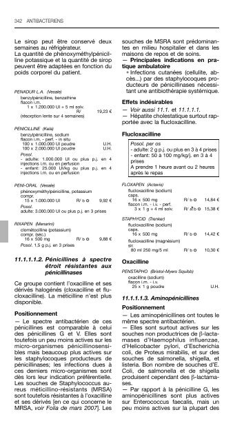 REPERTOIRE COMMENTE DES MEDICAMENTS 2011 - CBIP