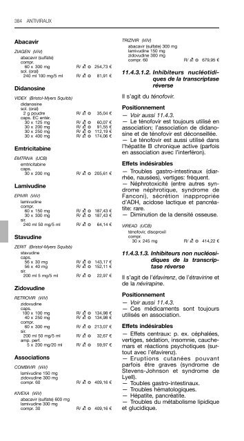 REPERTOIRE COMMENTE DES MEDICAMENTS 2011 - CBIP