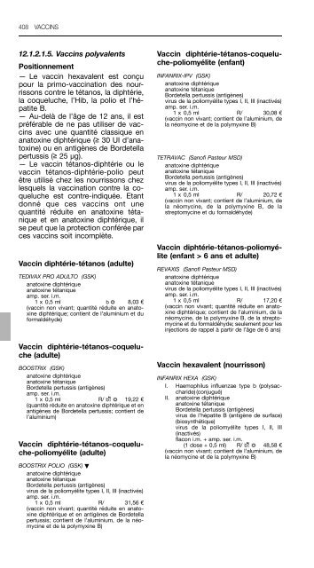 REPERTOIRE COMMENTE DES MEDICAMENTS 2011 - CBIP