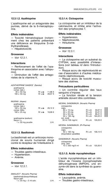 REPERTOIRE COMMENTE DES MEDICAMENTS 2011 - CBIP