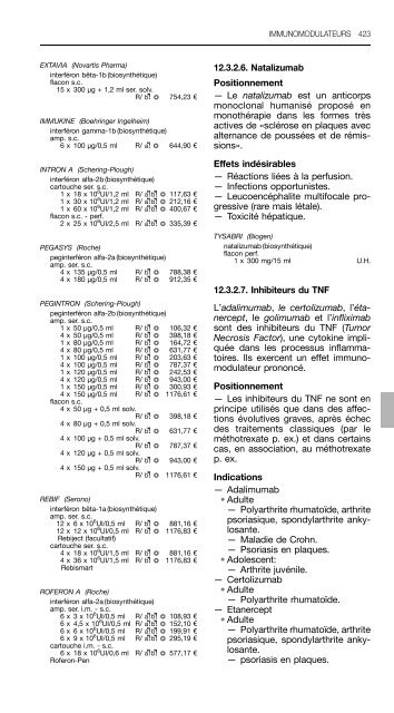 REPERTOIRE COMMENTE DES MEDICAMENTS 2011 - CBIP