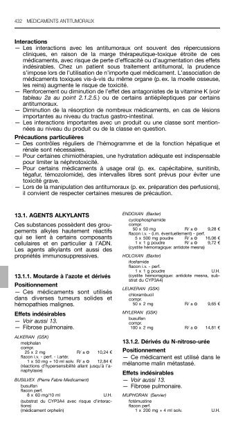 REPERTOIRE COMMENTE DES MEDICAMENTS 2011 - CBIP