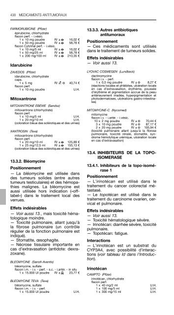 REPERTOIRE COMMENTE DES MEDICAMENTS 2011 - CBIP