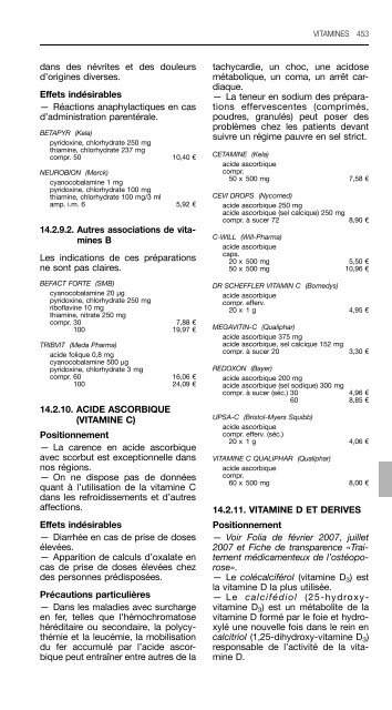 REPERTOIRE COMMENTE DES MEDICAMENTS 2011 - CBIP